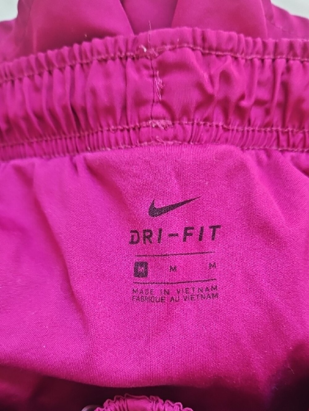 Nike Women's Deep Pink Athletic Running Shorts - Picture 3 of 3